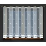 Dekorační žakárová záclona s řasící páskou HELLEN 150 bílá 400x150 cm MyBestHome – Hledejceny.cz