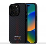 Red Bull Carbon Powerbar MagSafe Zadní Kryt pro iPhone 15 Pro Max Black – Zboží Mobilmania
