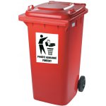 Nadrzenapalivo.cz Plastová nádoba na použité ochranné pomůcky 240l PLN 7268 – Zboží Mobilmania