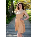 Jsem máma bambusové kojicí šaty karamel – Zboží Dáma