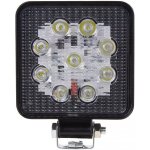 LED světlo hranaté slim, 9x3W, ECE R10 – Zboží Mobilmania