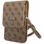 Pouzdro Guess PU 4G Triangle Logo Phone Bag hnědé – Zboží Živě
