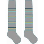 Kojenecké bavlněné punčocháčky Proužek šedé – Zboží Dáma