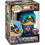 Funko Pop! 648 Marvel Black Light Captain America Marvel – Zboží Dáma