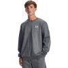 Pánská mikina Under Armour mikina Essential Fleece Crew pitch gray medium heather