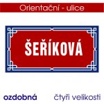 Cedule - orientační - ozdobná - Plast tl. 5 mm / 30x15 cm – Zboží Dáma