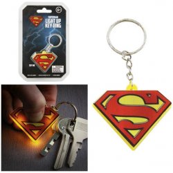 Přívěsek na klíče DC COMICS Key Chain with Light Superman x1 přívěsky na  klíče - Nejlepší Ceny.cz