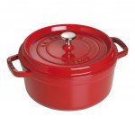 Staub Cocotte hrnec kulatý 24 cm 3,8 l červený – Hledejceny.cz