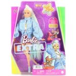 Barbie Extra Vzorovaná modrá sukně s bundou – Zboží Mobilmania