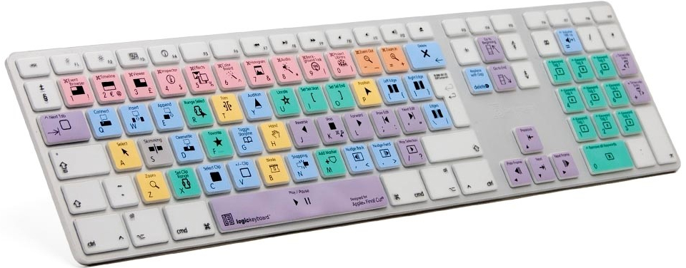 Logic Keyboard Apple Final Cut Pro X Full Size skin UK