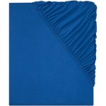 Livarno Home Žerzejové napínací prostěradlo 90-100x200 modrá – Zboží Dáma