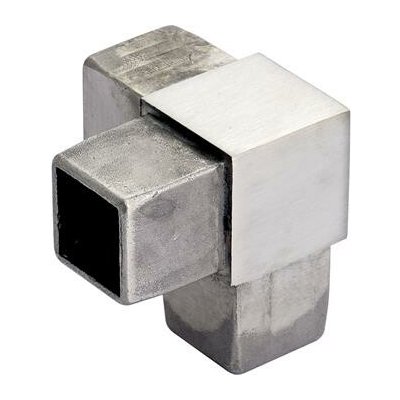CROSO rohová spojka pro hranatou trubku 40 x 40 x 2,0 mm, nerez V4A | Zboží Auto
