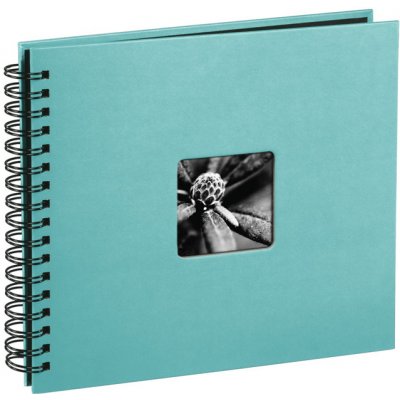 Hama album klasické spirálové FINE ART 28x24 cm, 50 stran, tyrkysové – Zboží Živě