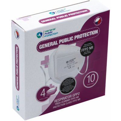 General Public Protection respirátor FFP2 bílý 10 ks – Zboží Dáma General Public Protection respirátor FFP2 bílý 10 ks – Zboží Dáma