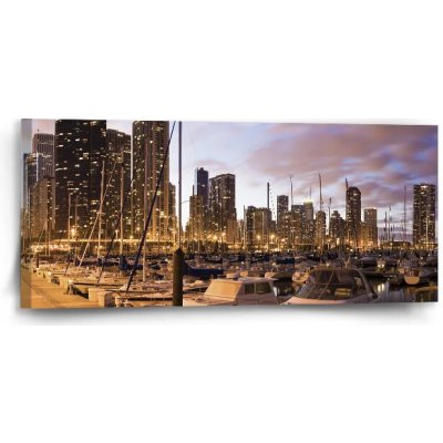 Sablio Obraz Městský přístav - 110x50 cm – Hledejceny.cz