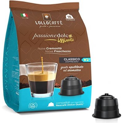 Lollo caffé Kapsle Classic espresso do Dolce Gusto 16 ks — Heureka.cz