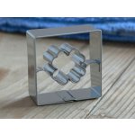 Vykrajovátko nerezové čtverec se čtyřlístkem 3,5 cm – Hledejceny.cz