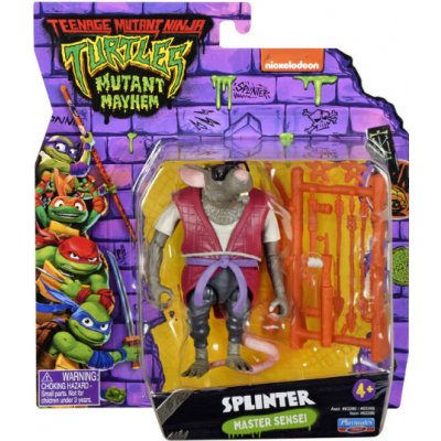 Playmates Toys Teenage Mutant Ninja Turtles Mutant Mayhem Splinter – Zboží Mobilmania