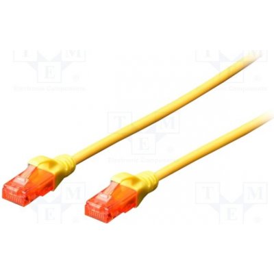 Digitus DK-1512-0025/Y Patch UTP, CAT 5e, AWG 26/7, 0,25m, žlutý – Hledejceny.cz