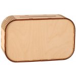 ČistéDřevo Dřevěná pokladnička s vlastním textem - malá – Sleviste.cz