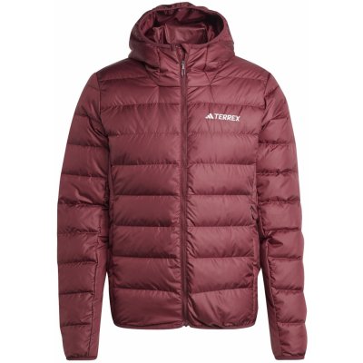 adidas Terrex Multi Light Down Hooded Jacket červená – Zboží Mobilmania