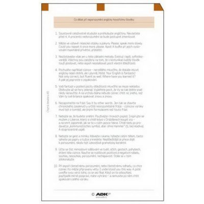 ADK náplň do diáře A6 chytrá desatera II. formulář – Sleviste.cz