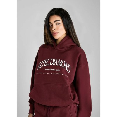 Aztec Diamond EQ Club Pull On Hoddie dámská cherry – Hledejceny.cz