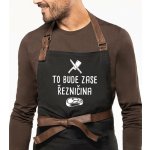 Kariban HobbyTriko Řeznická zástěra EXCLUSIVE To bude zase řezničina Černošedá – Hledejceny.cz