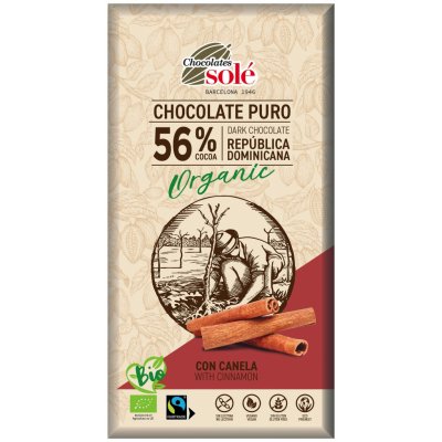 SOLÉ Bio hořká se skořicí 100 g – Hledejceny.cz