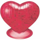 HCM KINZEL 3D Crystal puzzle Srdce červené 46 ks