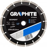 Graphite Kotouč diamantový segmentový 230 x 22 mm 57H619 – Zboží Mobilmania