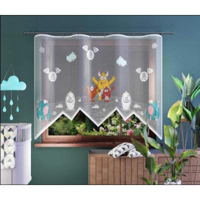 Záclona STRAŠIDÝLKA - 150 x 300 cm – Zboží Mobilmania
