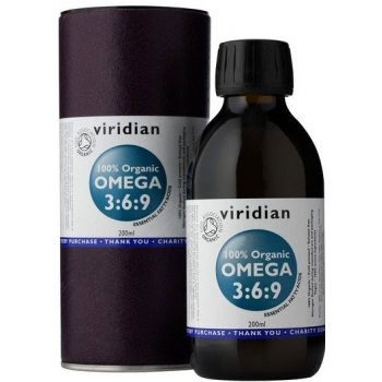 100% Organic Omega 3:6:9 Oil Velikost balení: 0,2 l