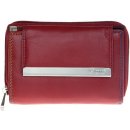 středně velká kožená peněženka HMT červená