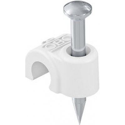 Kabelová příchytka OBO 2004 18 RW d=4mm L18 bílá 2225220 (200ks) – Hledejceny.cz