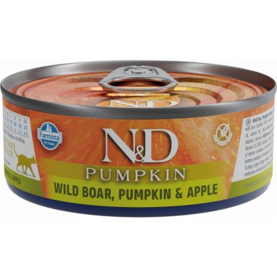 N&D Cat Pumpkin Adult Boar & Apple 70 g – Zbozi.Blesk.cz