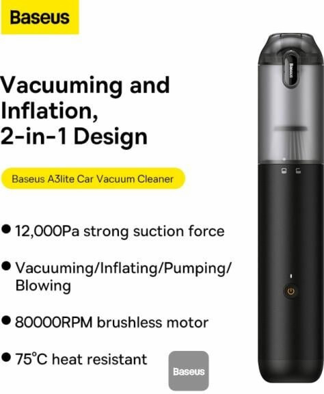 Baseus A3 Lite Black