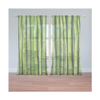 Sablio Záclony Bambus: 2ks 150x250cm – Hledejceny.cz