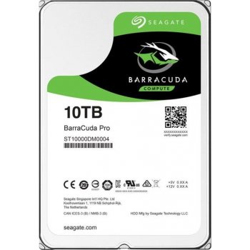 Seagate Barracuda Pro 10TB, 3.5'', SATAIII, 7200rpm, ST10000DM0004