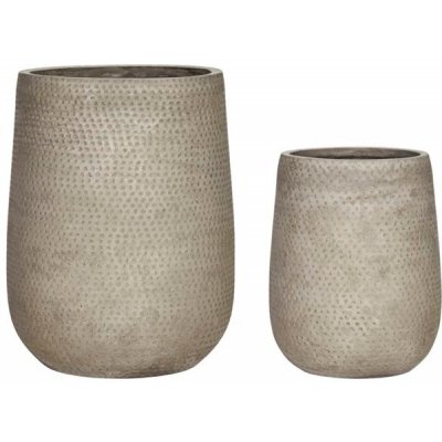 House Doctor Květináče ARDO 36/49cm SET 2ks krémové – Hledejceny.cz
