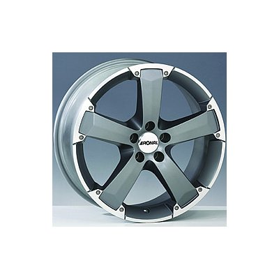 RONAL R47 8x17 5x114.3 ET35 titan polished – Hledejceny.cz