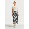 Dámská sukně Gant Saling Print Pleated Skirt modrá