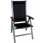 Polohovací křeslo ASS Comfort černá+stříbrná – Zboží Mobilmania