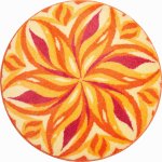 Grund Mandala TANČÍCÍ OBLOHA oranžová průměr 80 cm – Zboží Dáma