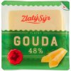 Sýr Zlatý Sýr Gouda 48% plátky 100g