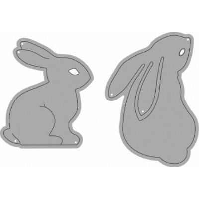 Wiler Vyřezávací šablona Zajíc 2 ks – Zboží Dáma