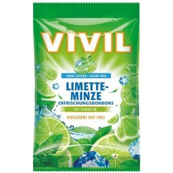 Vivil Limetka-peprmint+vit.C bez cukru 60 g