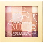 L'Oréal Paris Emotions Nude Eyes & Cheeks paletka očních stínů i tvářenek 01 15 g – Zboží Mobilmania
