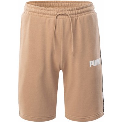 Puma pánské kraťasy TAPE shorts 10 TR TAN 67132417 Hnědý – Zboží Mobilmania