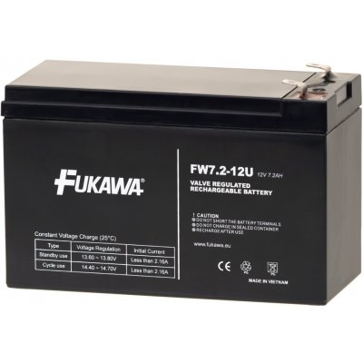 FUKAWA Fiamm Akumulátor FW 7.2-12 F2U (12V / 7,2Ah) 11509 – Zboží Mobilmania